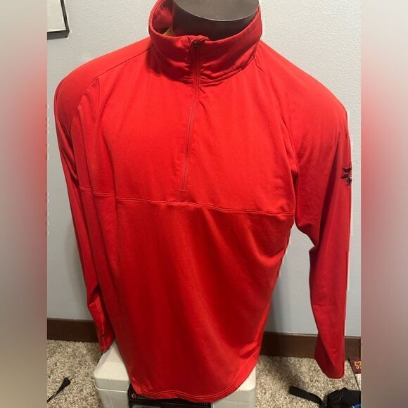 Sun Mountain Men’s Large Red Half ZIP Golf Pullover - Picture 1 of 7
